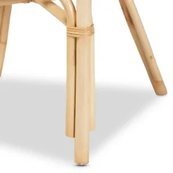 Natural Woven Rat Curved Back Dining Chair-Kirkland's Home Hot