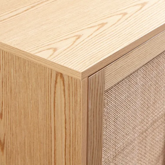 Natural Woven Rat Front Cabinet-Kirkland's Home Shop