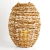 Natural Woven Rat Led Lantern, 16 In.-Kirkland's Home Best Sale