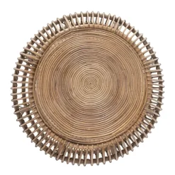 Natural Woven Rat Round Coffee Table-Kirkland's Home Best