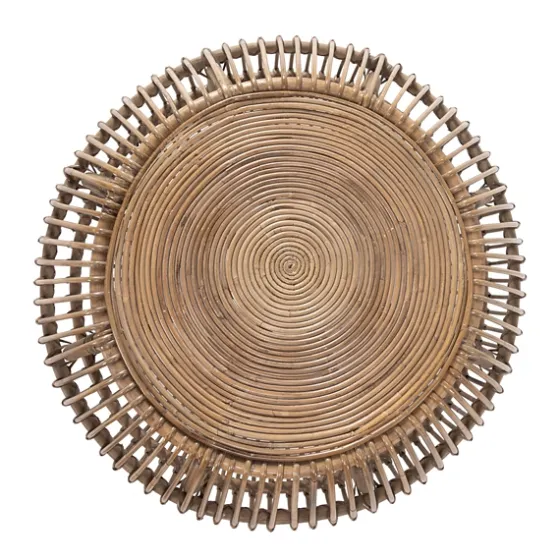 Natural Woven Rat Round Coffee Table-Kirkland's Home Best