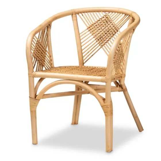 Natural Woven Rat X-Back Dining Chair-Kirkland's Home Best Sale