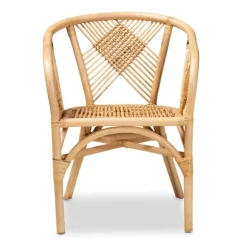 Natural Woven Rat X-Back Dining Chair-Kirkland's Home Best Sale