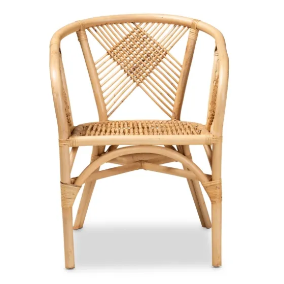 Natural Woven Rat X-Back Dining Chair-Kirkland's Home Best Sale