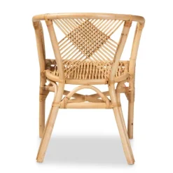Natural Woven Rat X-Back Dining Chair-Kirkland's Home Best Sale