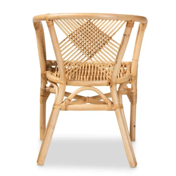 Natural Woven Rat X-Back Dining Chair-Kirkland's Home Best Sale