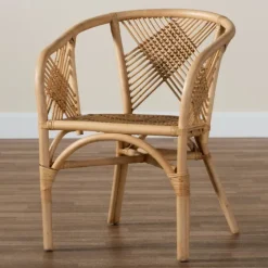 Natural Woven Rat X-Back Dining Chair-Kirkland's Home Best Sale
