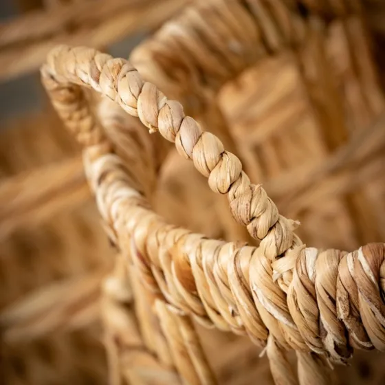 Natural Woven Water Hyacinth Baskets, Set Of 2-Kirkland's Home Best Sale