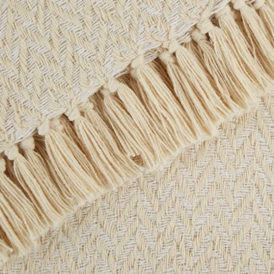 Natural Woven Zig Zag Throw-Kirkland's Home Flash Sale