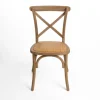 Natural X Frame Cane Seat Dining Chair-Kirkland's Home Shop