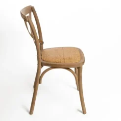 Natural X Frame Cane Seat Dining Chair-Kirkland's Home Shop