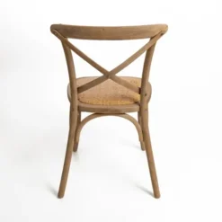 Natural X Frame Cane Seat Dining Chair-Kirkland's Home Shop
