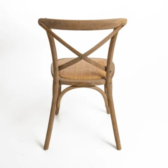 Natural X Frame Cane Seat Dining Chair-Kirkland's Home Shop