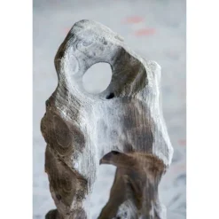 Naturally Abstract Raw Wooden Carved Figurine-Kirkland's Home Best