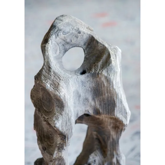 Naturally Abstract Raw Wooden Carved Figurine-Kirkland's Home Best