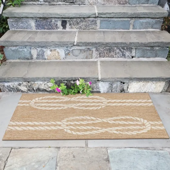 Nautical Rope Indoor/Outdoor Area Rug, 2X3-Kirkland's Home Cheap