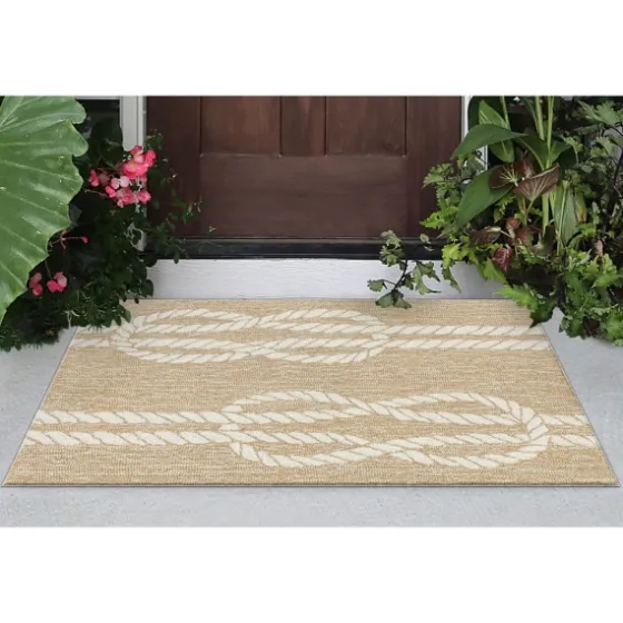 Nautical Rope Indoor/Outdoor Area Rug, 2X3-Kirkland's Home Cheap
