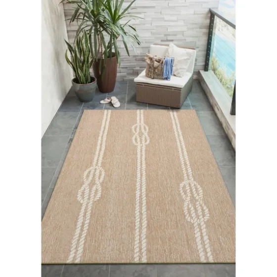 Nautical Rope Indoor/Outdoor Area Rug, 2X3-Kirkland's Home Cheap