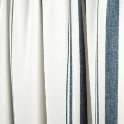 Navy & White Stripe Cafe Curtain Panel Set, 36 In.-Kirkland's Home Hot