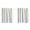 Navy & White Stripe Cafe Curtain Panel Set, 24 In.-Kirkland's Home Clearance