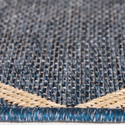 Navy Adelaide Trellis Outdoor Area Rug, 6X9-Kirkland's Home Fashion