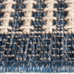 Navy Adelaide Woven Outdoor Area Rug, 6X9-Kirkland's Home Cheap