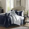 Navy Amador 7-Pc. Queen Comforter Set-Kirkland's Home Outlet