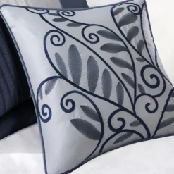 Navy Amador 7-Pc. Queen Comforter Set-Kirkland's Home Outlet