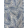 Navy And Gray Botanical Outdoor Area Rug, 6X9-Kirkland's Home Cheap