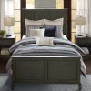 Navy And Ivory Stripe 9-Pc. King Comforter Set-Kirkland's Home Store