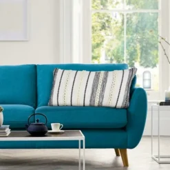 Navy And White Braided Accent Pillow-Kirkland's Home Clearance