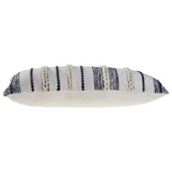 Navy And White Braided Accent Pillow-Kirkland's Home Clearance