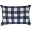 Navy And White Buffalo Check Accent Pillow-Kirkland's Home Online