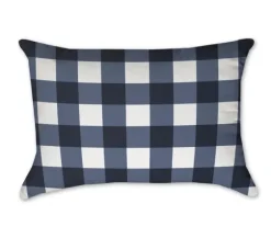 Navy And White Buffalo Check Accent Pillow-Kirkland's Home Online