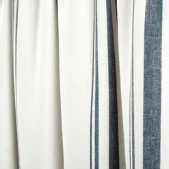 Navy And White Farmhouse Stripe Valance-Kirkland's Home Best Sale
