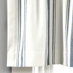 Navy And White Farmhouse Stripe Valance-Kirkland's Home Best Sale