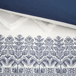 Navy And White 3-Pc. California King Duvet Set-Kirkland's Home Online