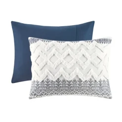 Navy And White 3-Pc. California King Duvet Set-Kirkland's Home Online