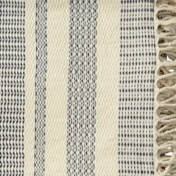 Navy And White Stripes Cotton Throw-Kirkland's Home Hot