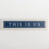 Navy And White This Is Us Wall Plaque-Kirkland's Home New