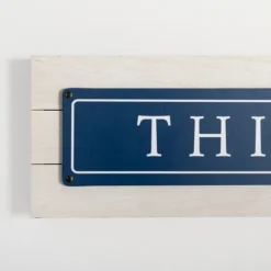 Navy And White This Is Us Wall Plaque-Kirkland's Home New