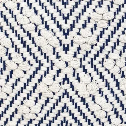 Navy And White Woven Maze Pillow-Kirkland's Home Cheap