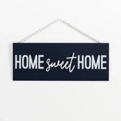Navy Beaded Home Sweet Home Wall Plaque-Kirkland's Home Sale