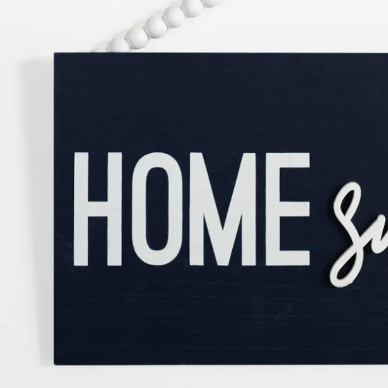 Navy Beaded Home Sweet Home Wall Plaque-Kirkland's Home Sale