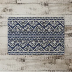 Navy Boho Lace Pattern Floor Mat-Kirkland's Home Best Sale