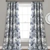Navy Botanical Garden Curtain Panel Set, 95 In.-Kirkland's Home Sale