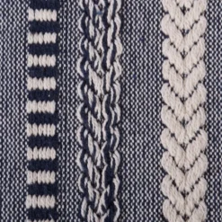 Navy Braided Stripe Throw-Kirkland's Home Cheap