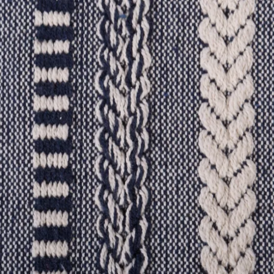 Navy Braided Stripe Throw-Kirkland's Home Cheap