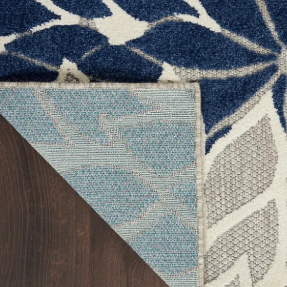 Navy Bright Floral Burst Outdoor Area Rug, 7X10-Kirkland's Home Cheap