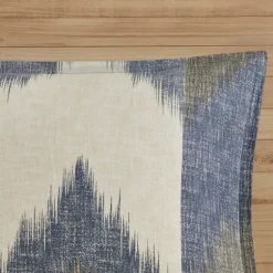 Navy Broken Chevron 3-Pc. Full/Queen Comforter Set-Kirkland's Home Sale